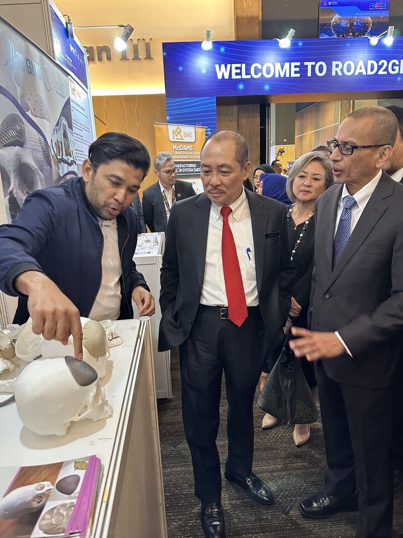 3D Gens medical products display at the MTDC Research to Commercialisation program in collaboration with SEDIA Sabah