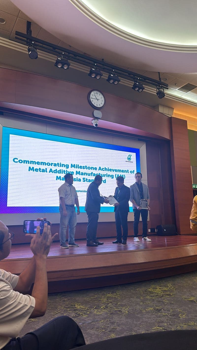 3D Gens team participating in drafting the Malaysian Standard on Metal Additive Manufacturing Qualification Principles