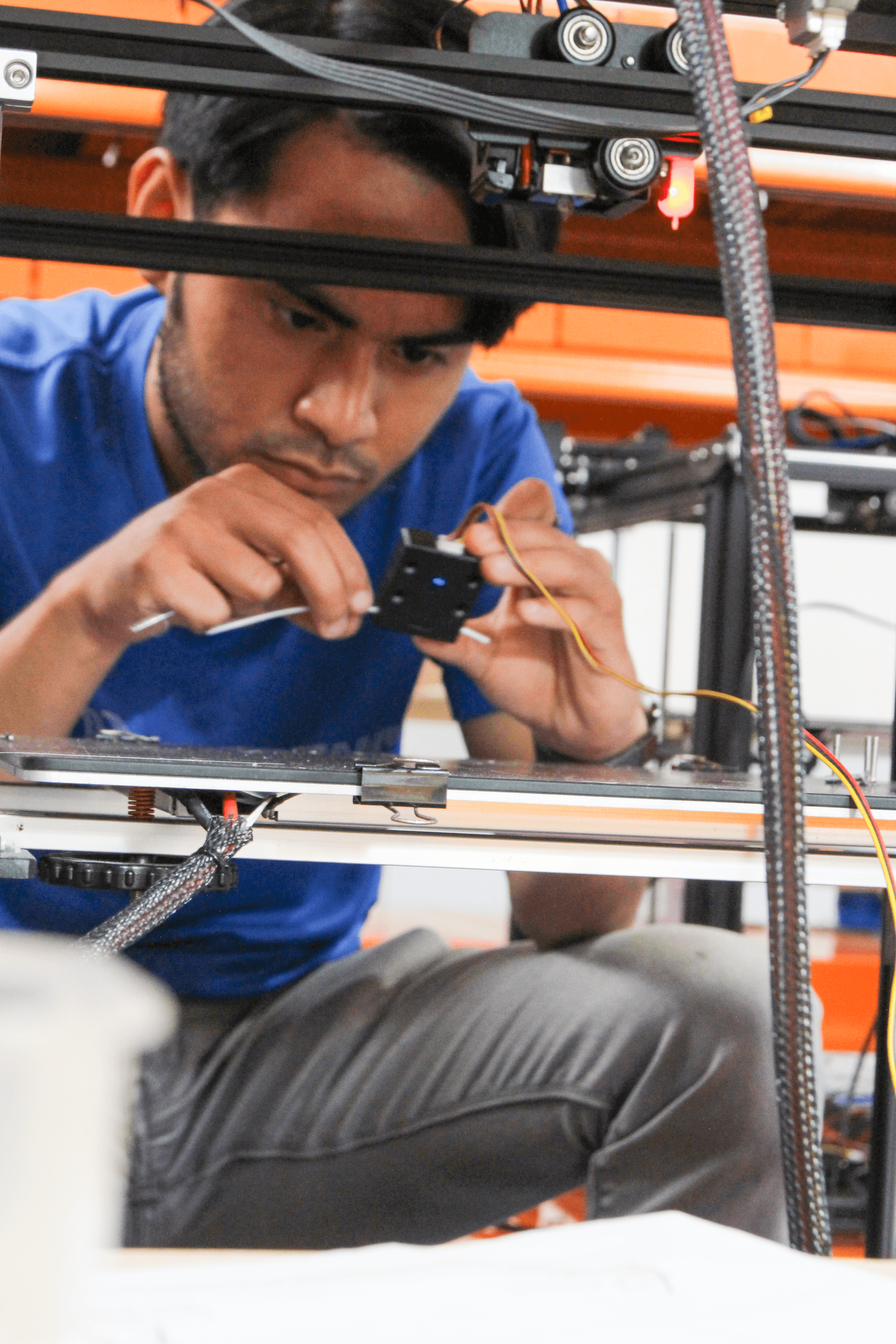 3D printer troubleshooting and repair training